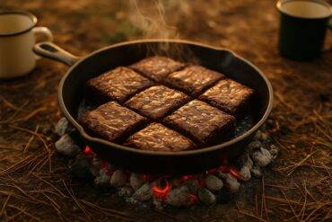 Chili Chocolate Canyon Brownies camp recipe image