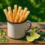 Chili Lime Jicama Sticks With Tajin Dust camp recipe image