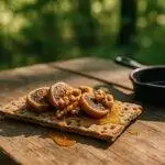 Honeyed Fig And Walnut Crispbread camp recipe image