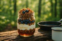 Maple Bacon Granola Parfaits camp recipe image
