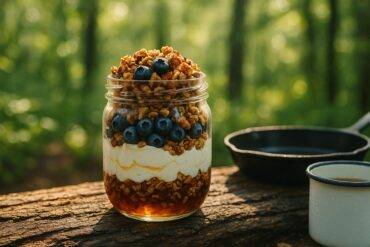Maple Bacon Granola Parfaits camp recipe image