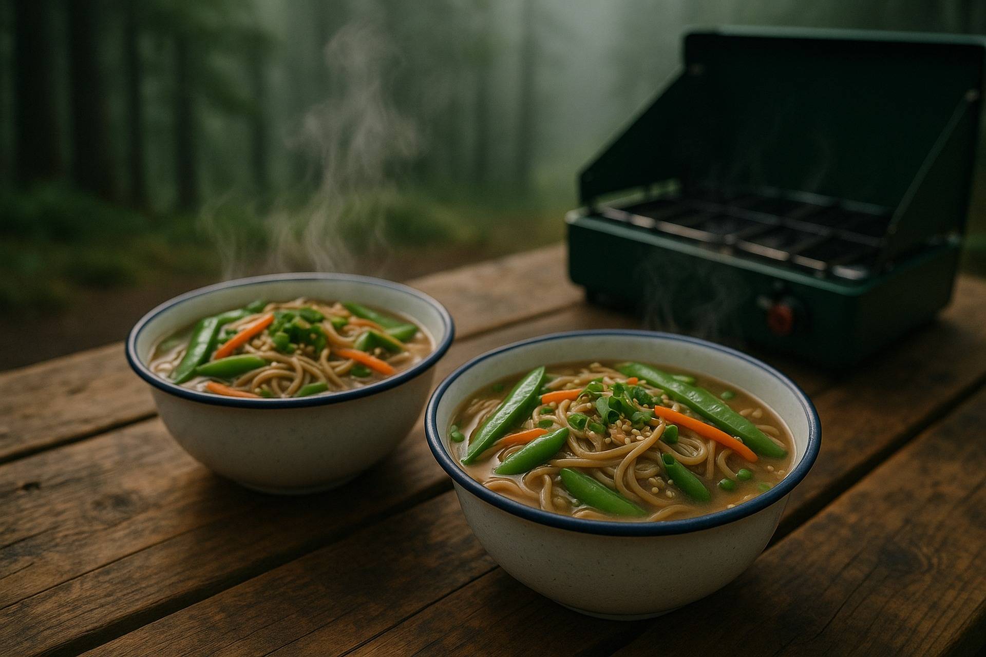 Miso Sesame Soba Noodle Bowls camp recipe image