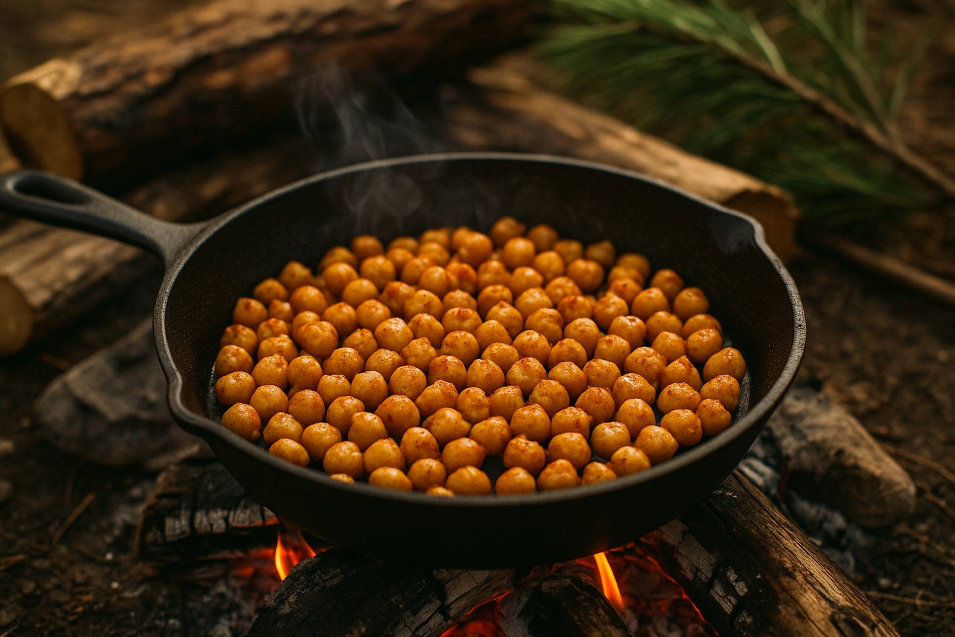 Smoky Paprika Chickpea Crunch camp recipe image