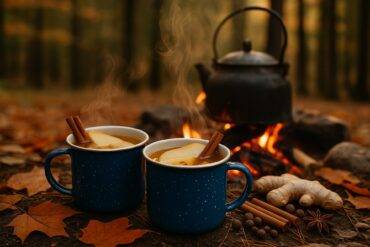 Spiced Ginger Pear Cider camp recipe image