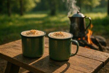 Toasted Coconut Maple Coffee Shake camp recipe image